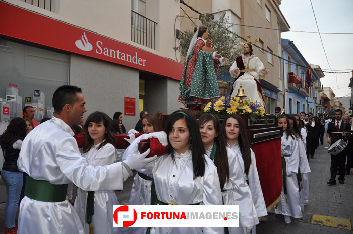 III Procesión infantil de la Cofradía de San Juan Evangelista en la Semana Santa de Fortuna 2013